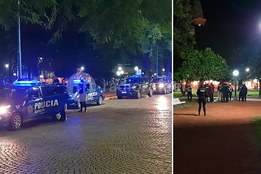 Muchísima cantidad de Policías en el centro de Rafaela: ¿qué pasó?