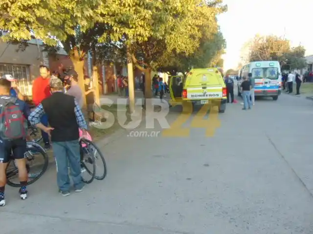 Venado Tuerto: tres ciclistas accidentados en competencia callejera