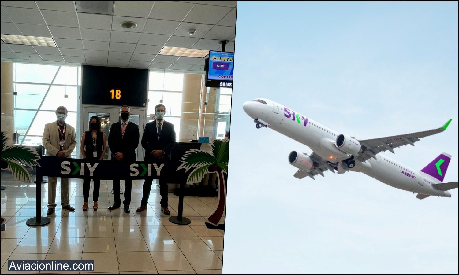 SKY inauguró sus vuelos entre Lima y Punta Cana