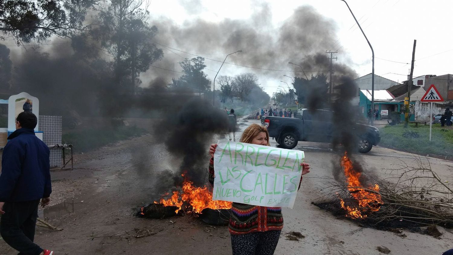 Nuevo Golf: aseguran que no ingresan colectivos por la lluvia