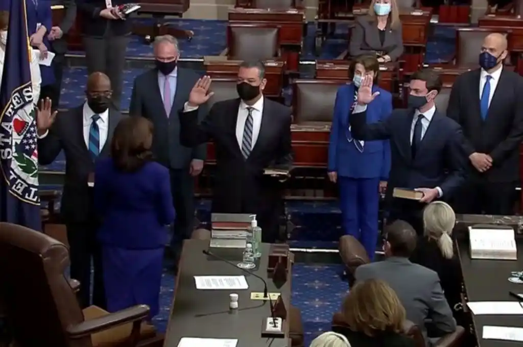 Los demócratas retomaron formalmente el control del Senado de EEUU