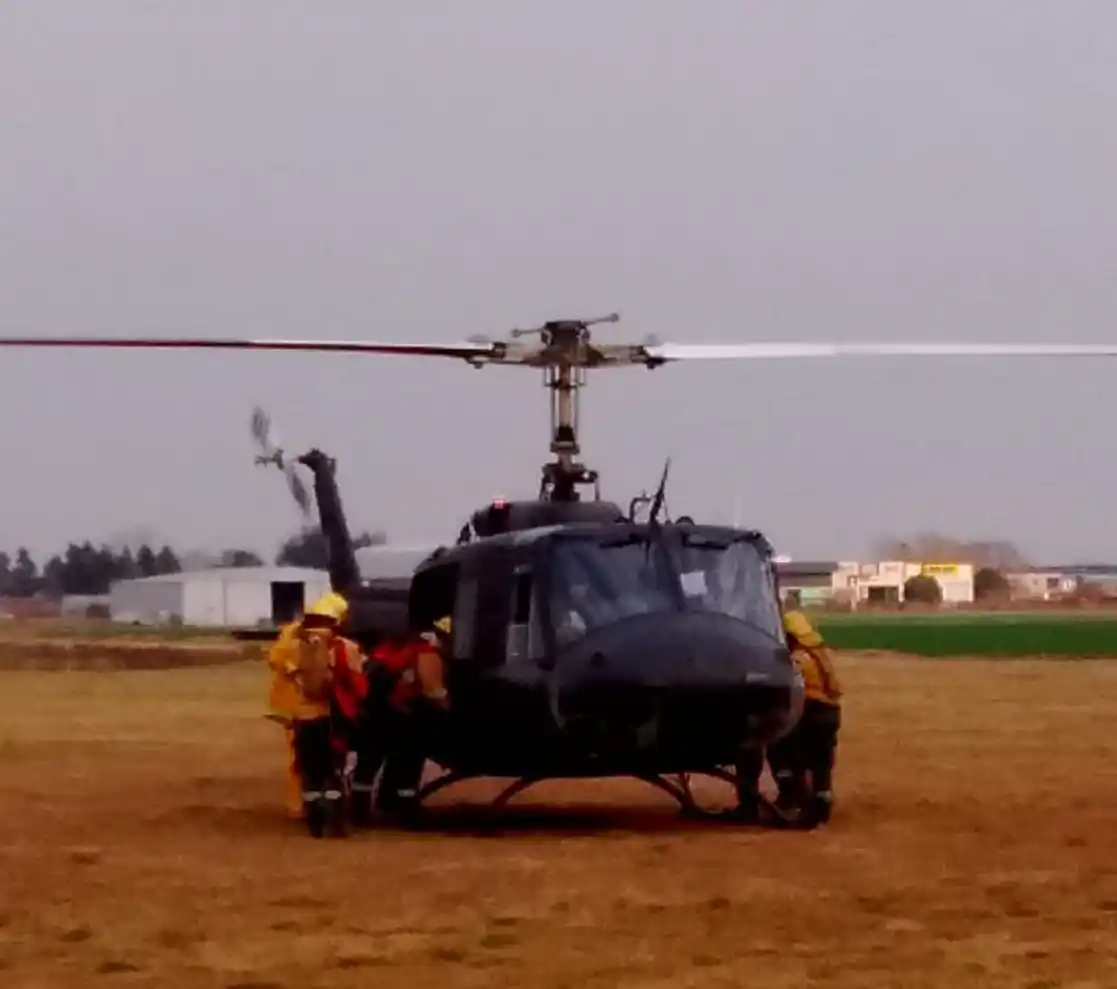 Intenso trabajo de la Brigada Forestal de los Bomberos entrerrianos