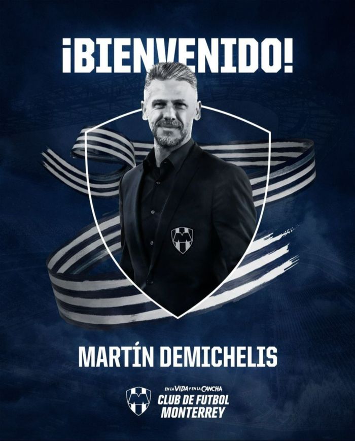 Así le dio la bienvenida Rayados a Martín Demichelis en las redes sociales