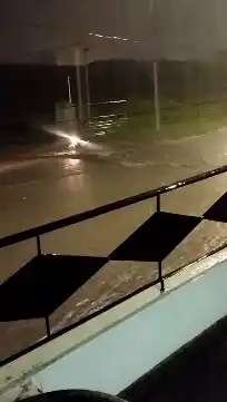 Se registraron fuertes tormentas en la noche del martes.