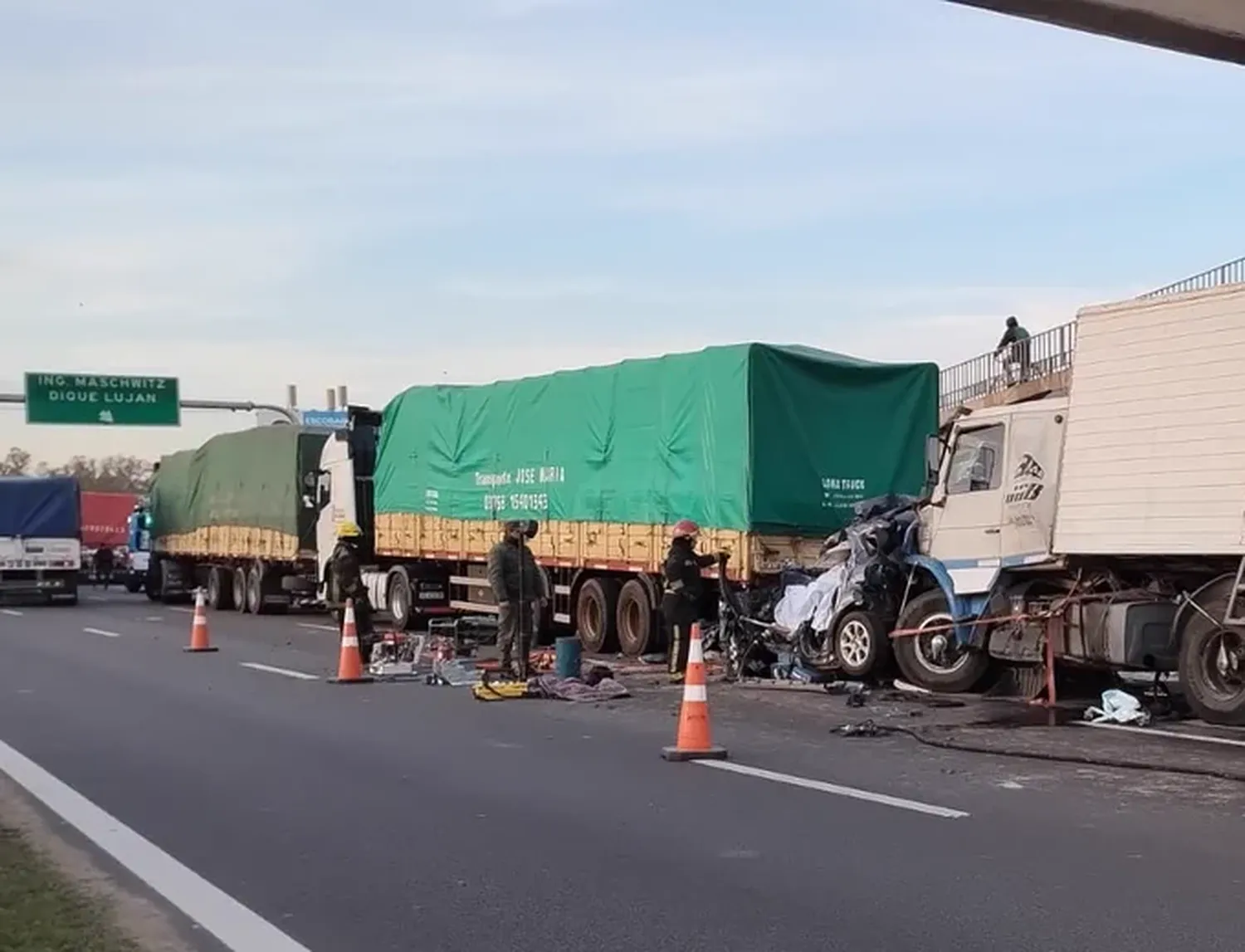 Grave accidente múltiple en Autopista Panamericana