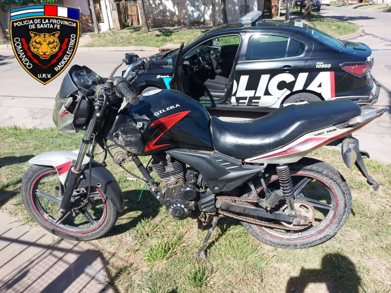 Intensa persecución en barrio Güemes terminó con una moto robada secuestrada