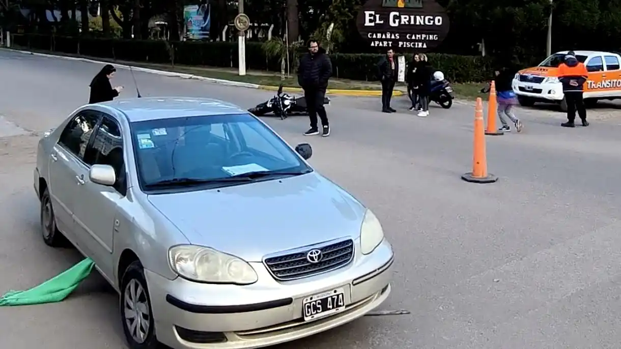 Otro accidente de tránsito, en calles 519 y 522, en Quequén
