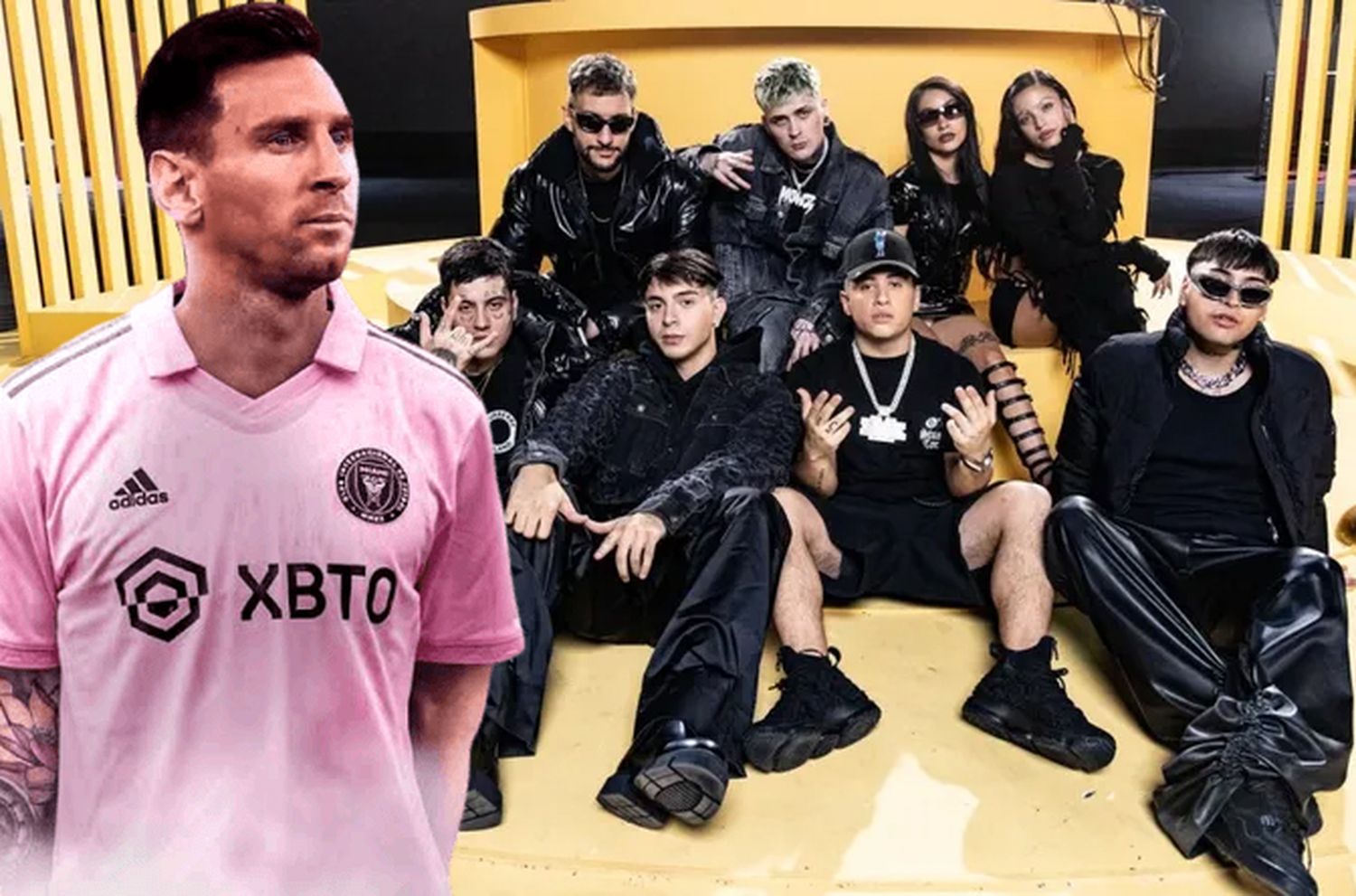 Messi subió un video escuchando a FMK y Big One en Miami