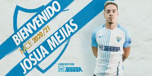 Josua Mejías, defensa venezolano cedido por el Leganés al Málaga