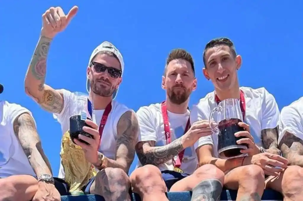 Video: el agradecimiento de la Selección Argentina por el masivo recibimiento de los hinchas en Buenos Aires