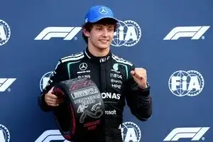 El joven italiano marcó 1m12s051 en su último intento y desplazó a Max Verstappen. Credito: REUTERS/Jakub Porzycki