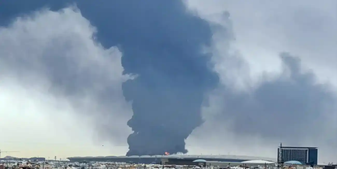 Explosiones se registraron durante la interceptación de misiles en Jordania.