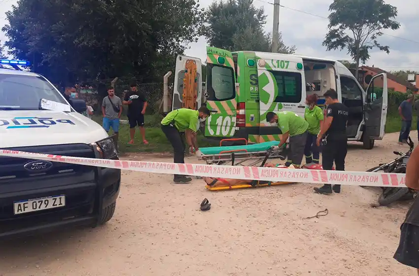 Un joven delivery resultó herido en un choque en Alto Camet