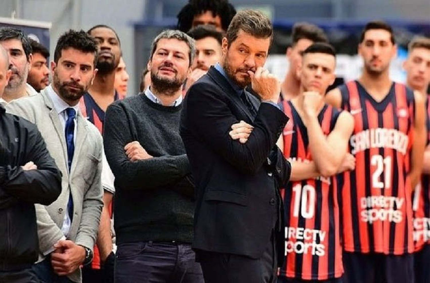 Tinelli, una vez más, se alejó de San Lorenzo