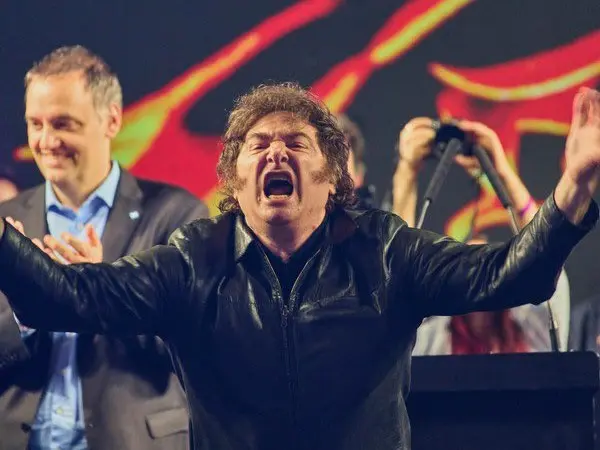 Milei en modo campaña.