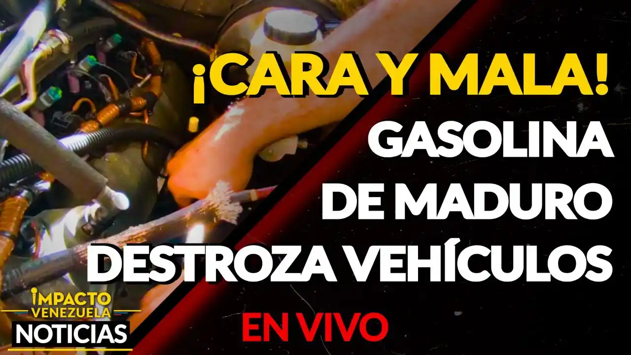 ¡CARA Y PICHE! Gasolina de Maduro destroza vehículos en Venezuela VIDEO – IMPACTO VENEZUELA