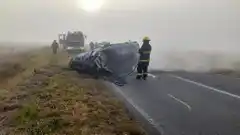 Murieron dos tandilenses tras un choque frontal en la Ruta 3