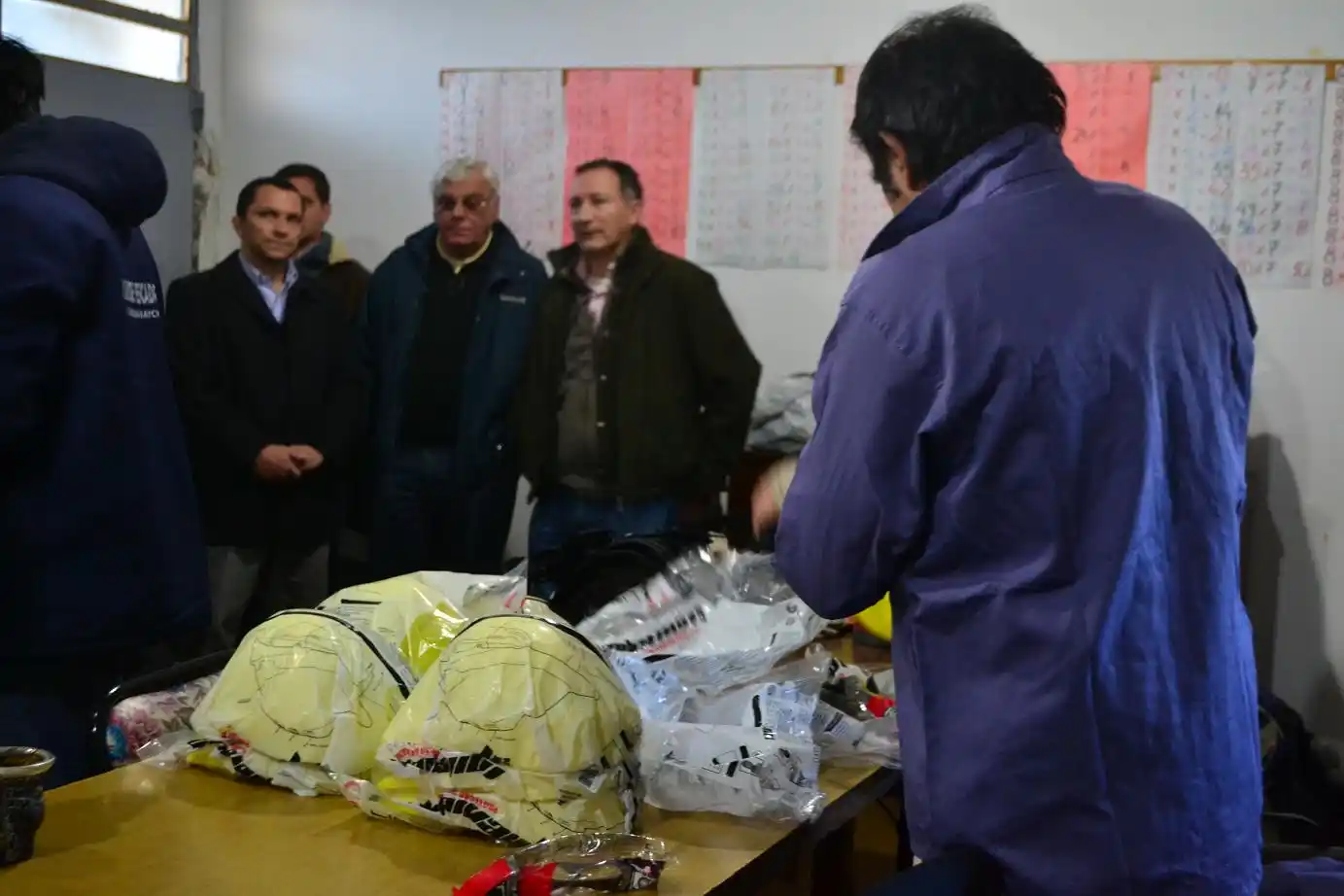 Entregaron indumentaria especial en el Curso de Ayudante de Gasista