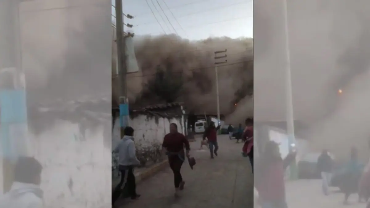EL TERROR SE APODERÓ DE LOS HABITANTES: al menos 150 casas quedaron sepultadas tras deslizamiento de tierra en Perú