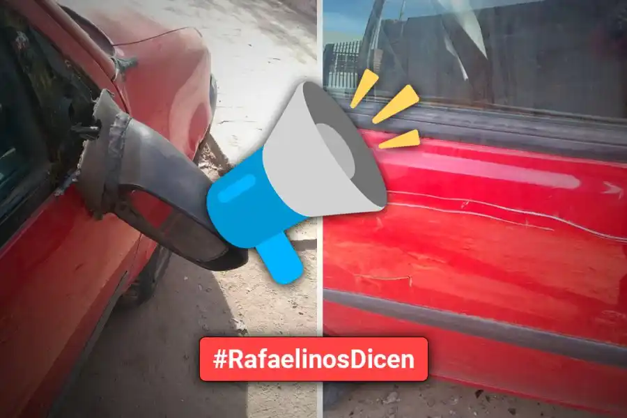 #RafaelinosDicen | "Hace más de un año rompiendo primero un espejo lateral del auto"