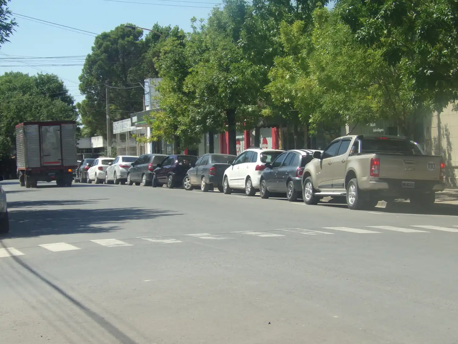 El crítico estacionamiento en zona centro