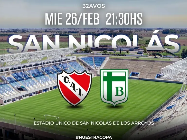 El Rojo debuta ante Sp.Belgrano SF en la Copa Argentina   Foto: Copa Argentina