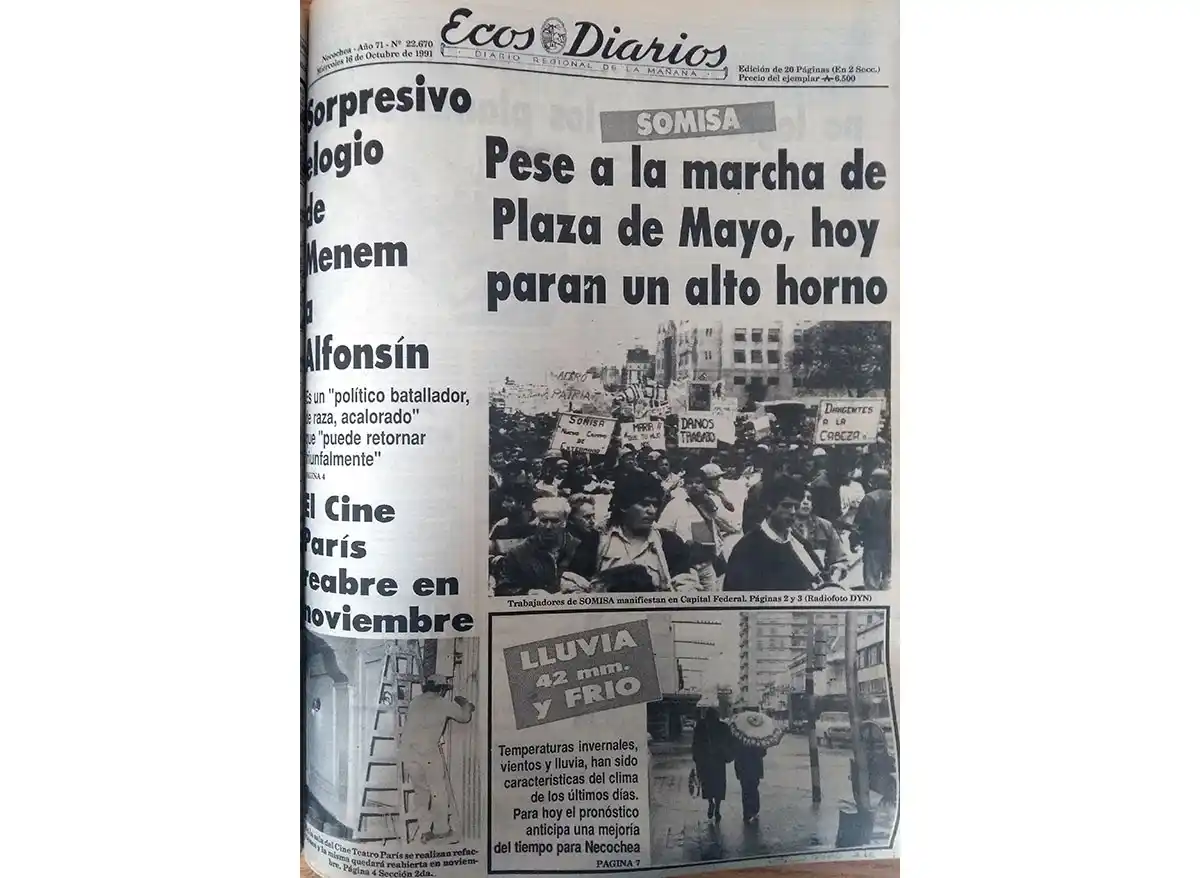 Miércoles 16 de Octubre de 1991