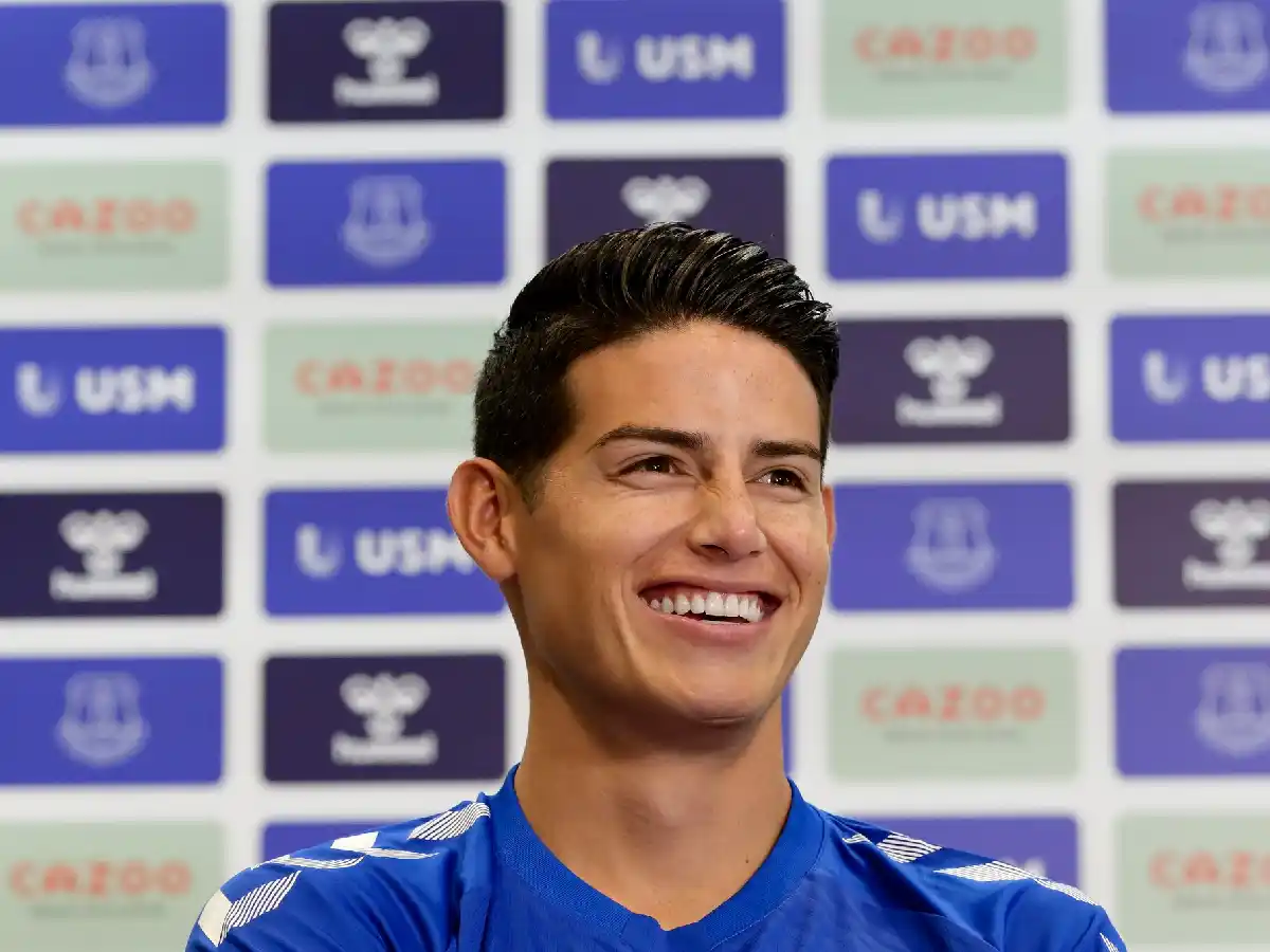 James Rodríguez fue presentado en Everton 