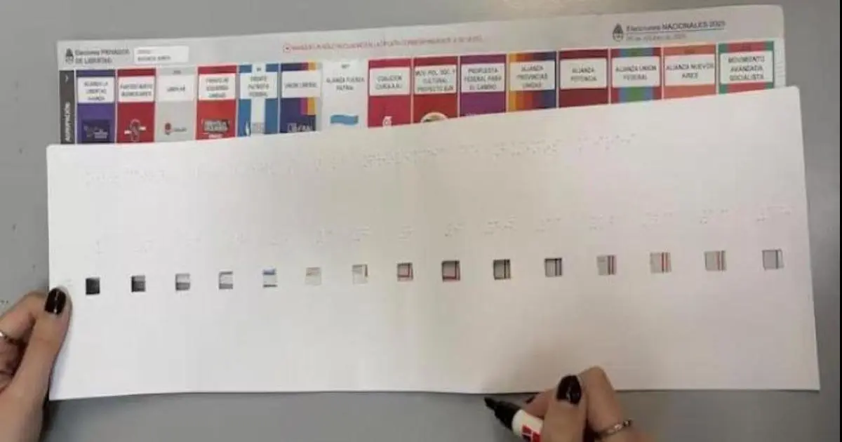 Habrá plantillas en braille y audio guías.