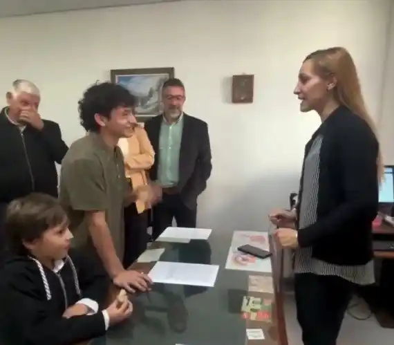 Thiago selló una adopción que conmovió a San Luis.