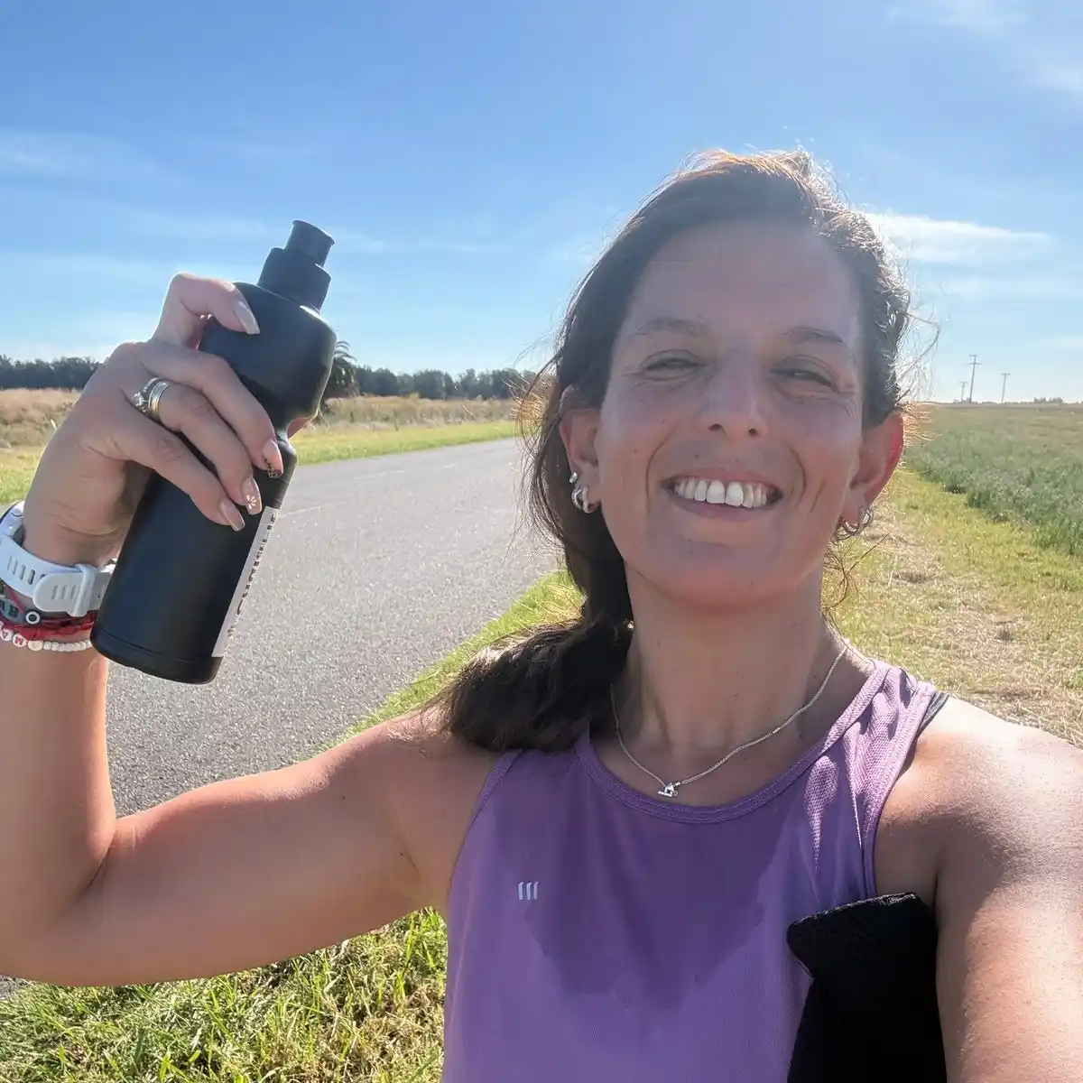 Fiama Amancay Gómez completó los 6k de la Carrera de la Mujer de Necochea en forma virtual