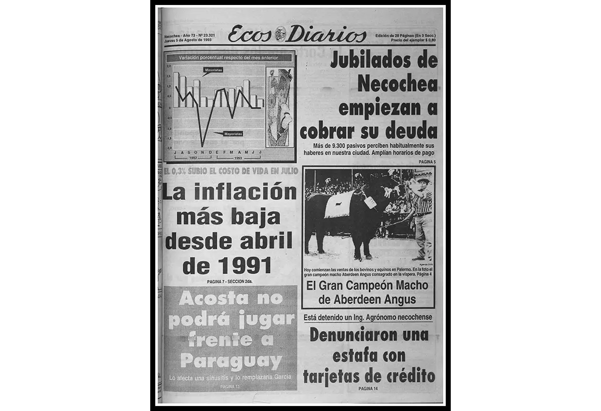Jueves 5 de agosto de 1993