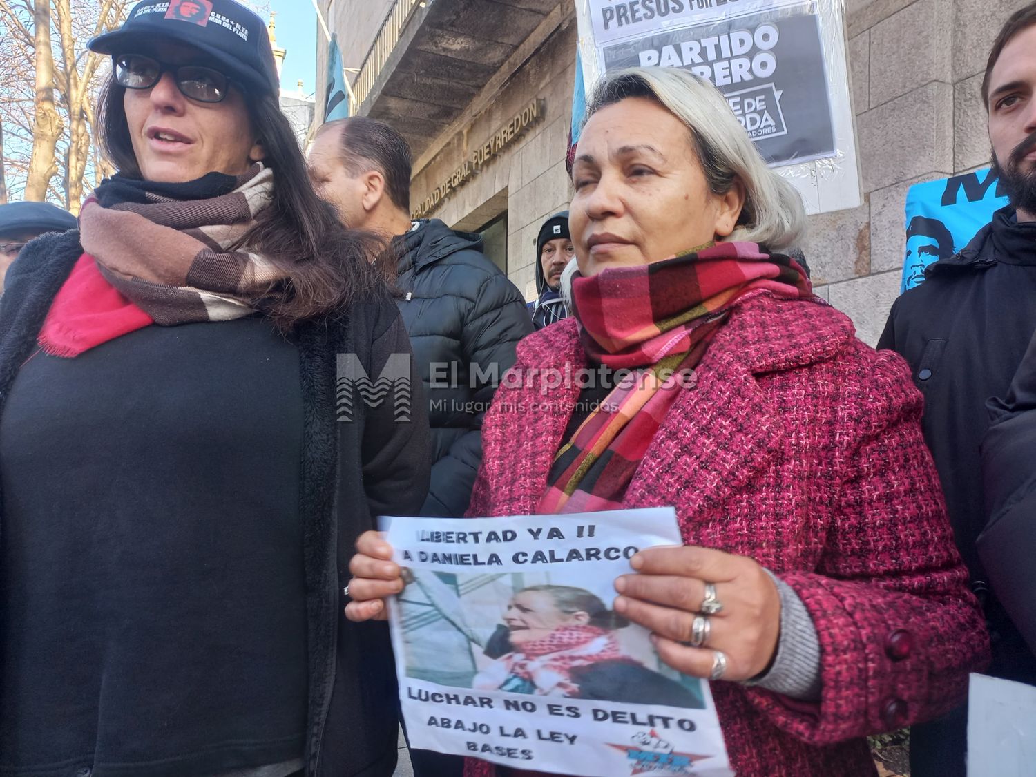 Represión en el Congreso: "Pedimos la libertad de nuestra compañera"