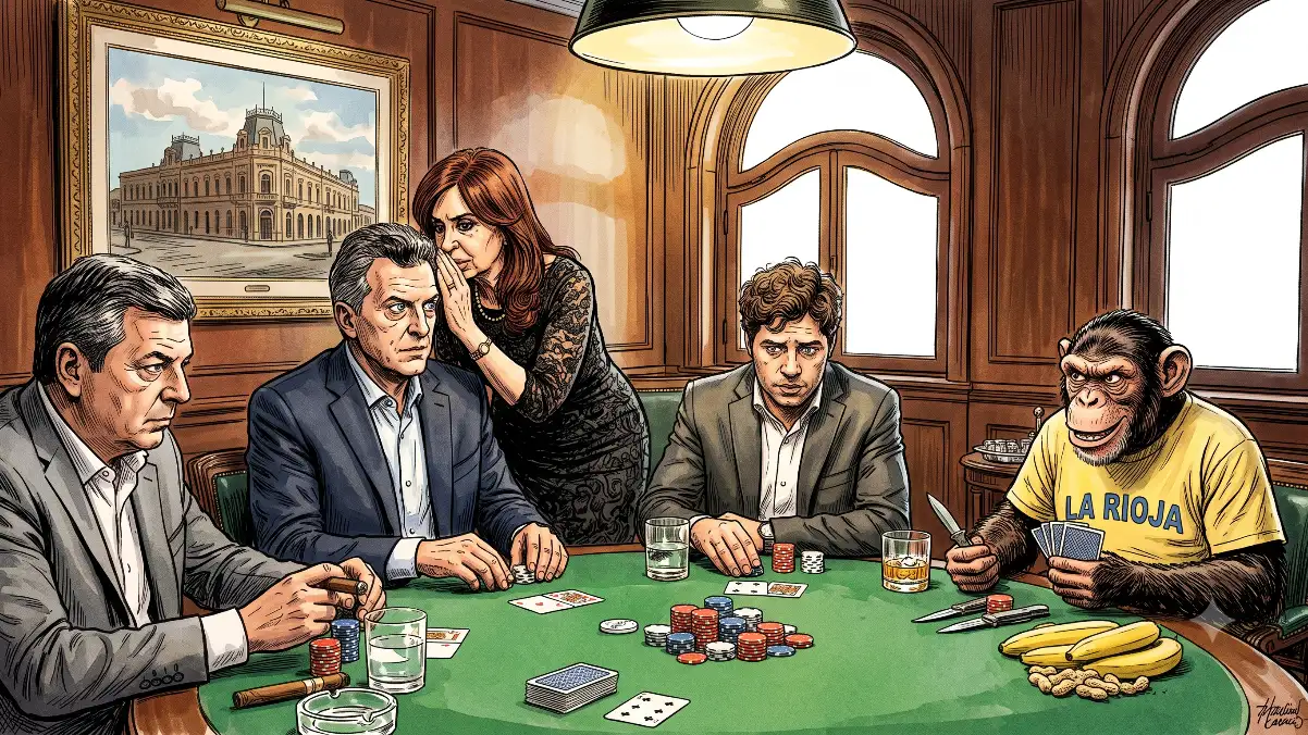 Poker. Empiezan a orejear las cartas para vencer a Milei.
