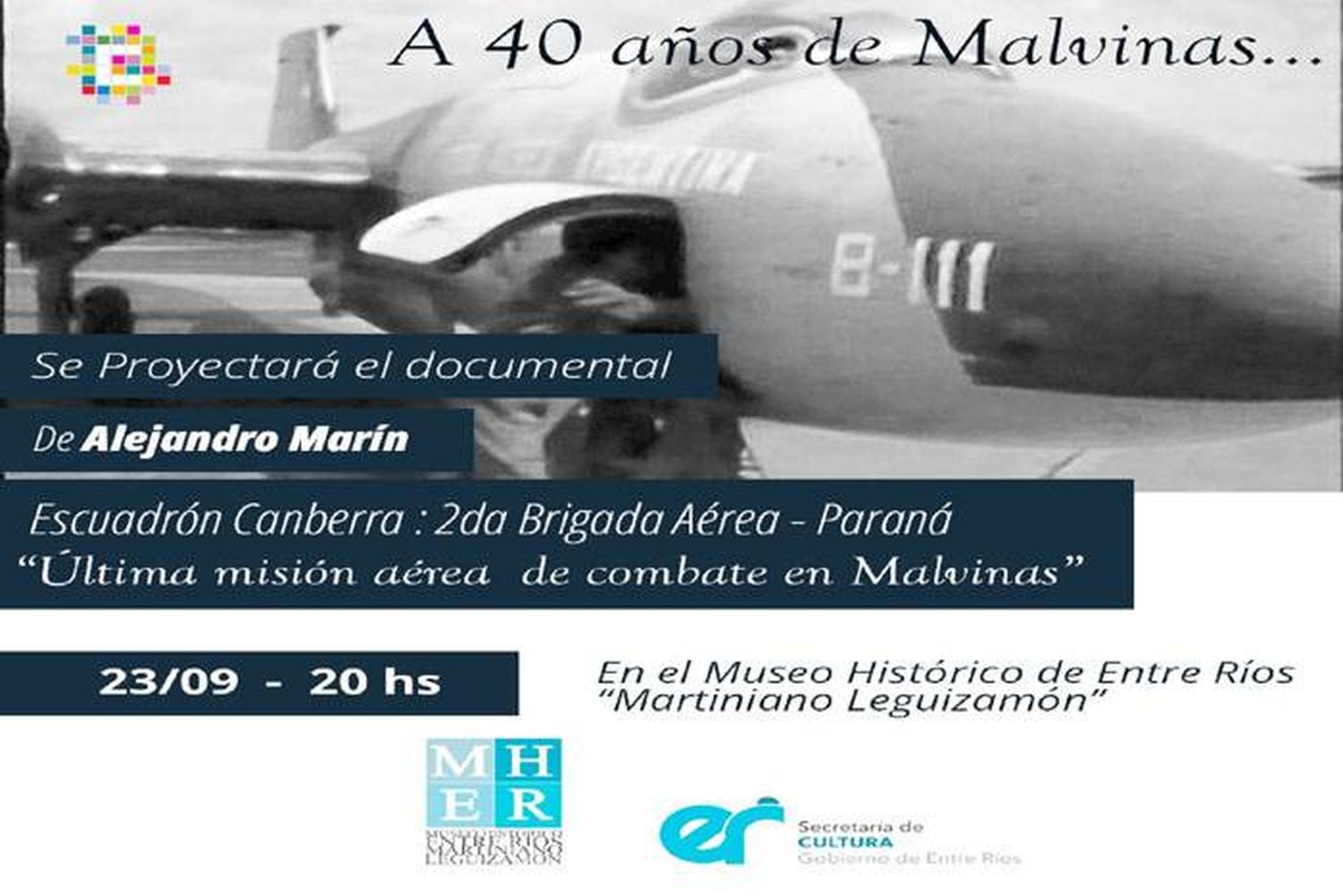 Proyectarán un documental entrerriano que narra la última operación militar en Malvinas