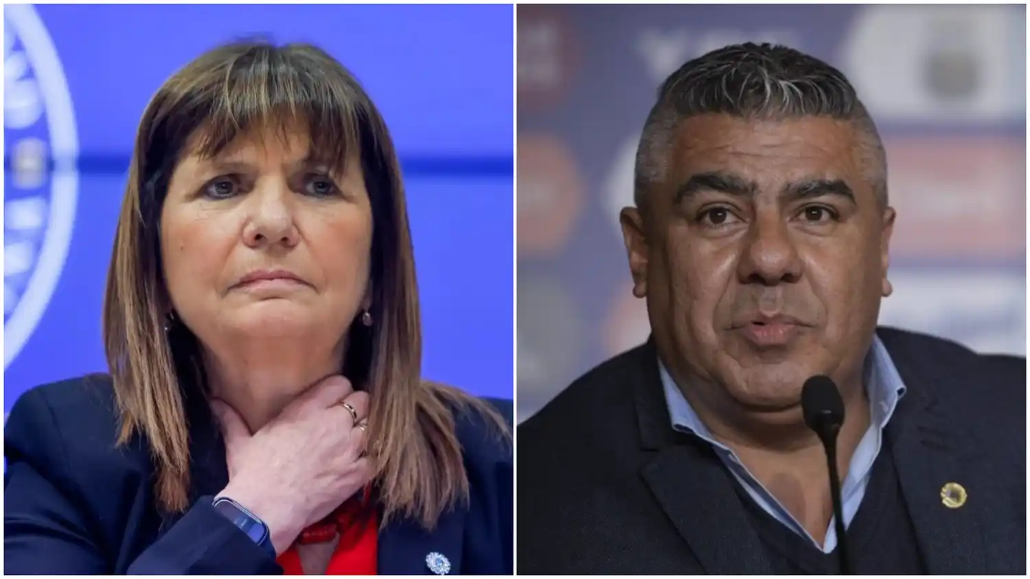 "Tienen que echar a todos": Bullrich le habló al 'Chiqui' Tapia tras la marcha de jubilados y reclama ley 'anti -barras'