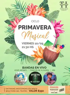 El Teatro Italia da inicio al Ciclo Primavera Musical