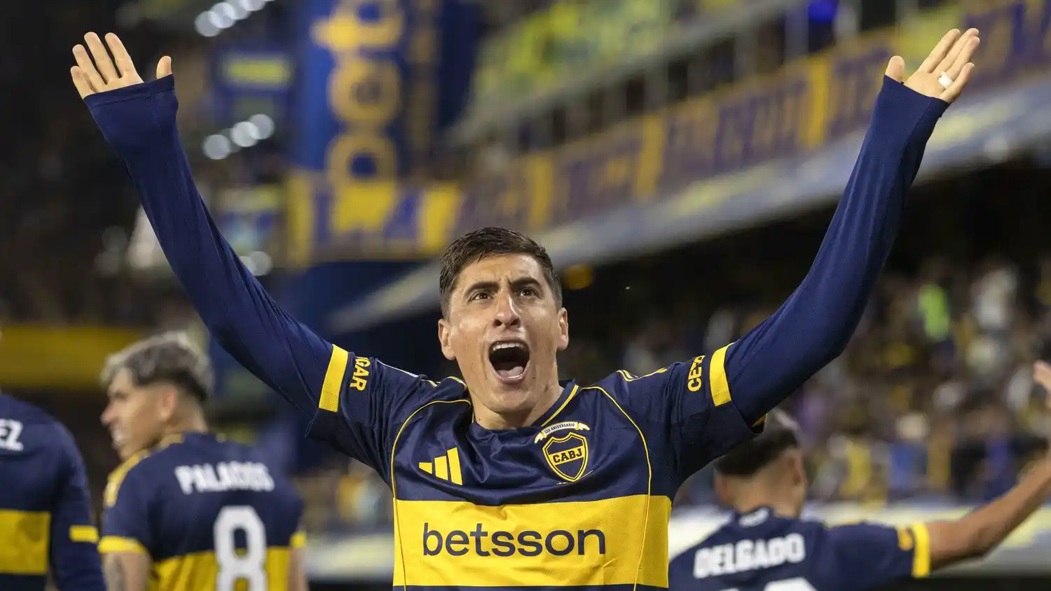 Merentiel reaparece en Boca.