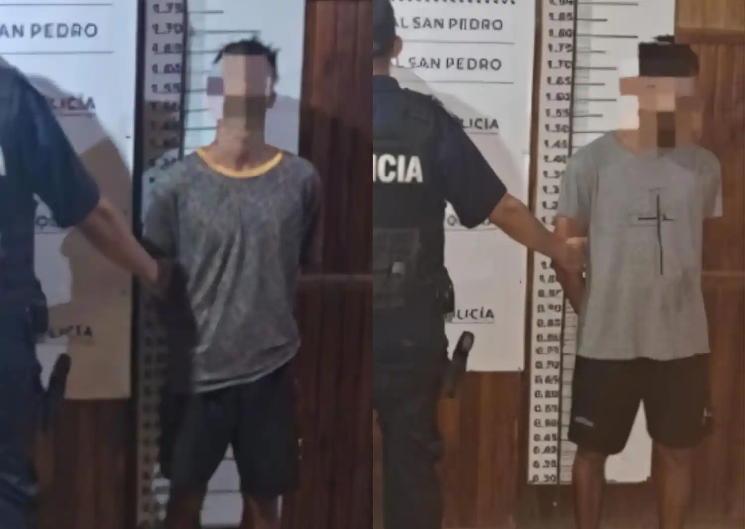 Ambos jóvenes fueron trasladados a la Comisaría.