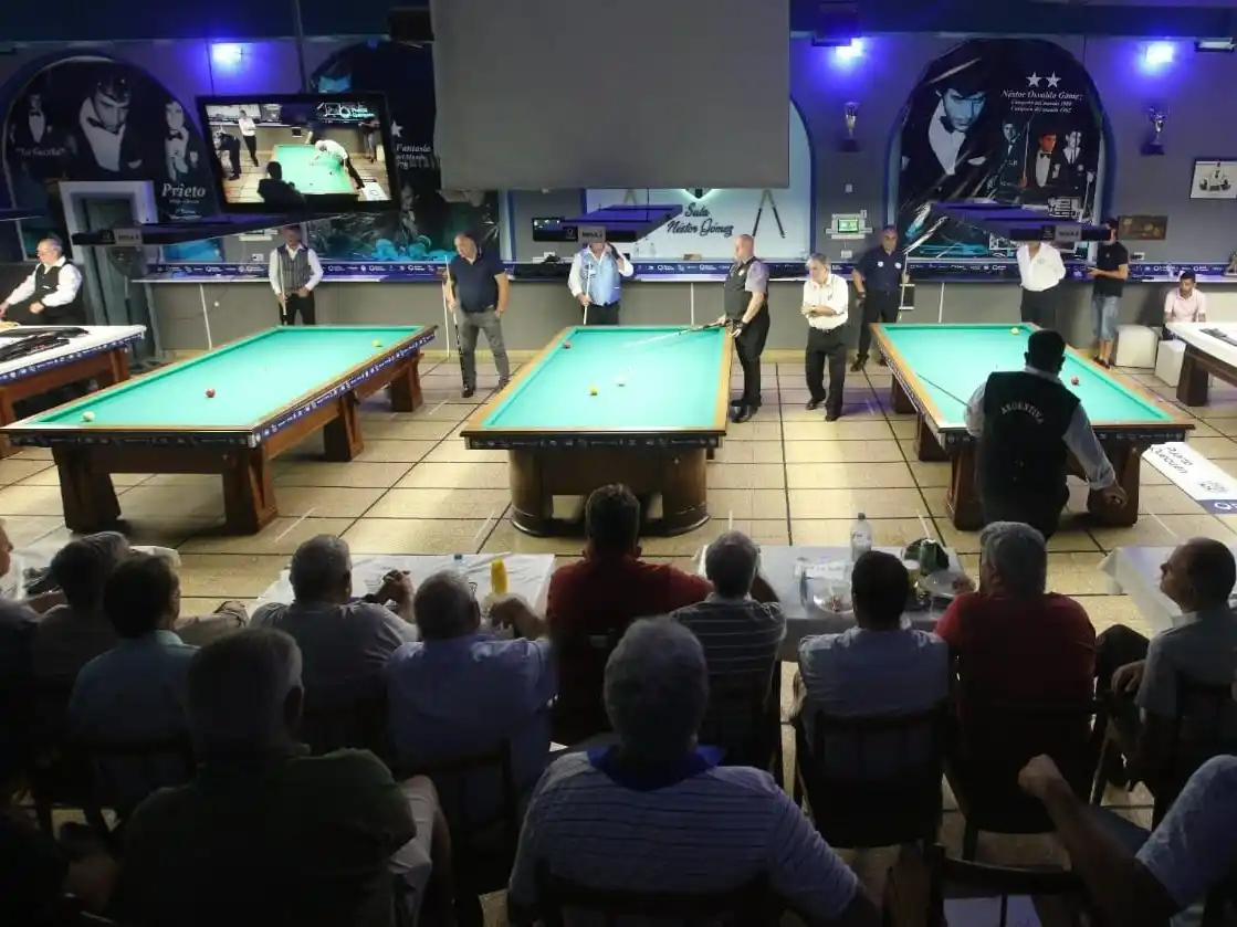 ATP Billar 5 Quillas en la Sala Néstor Gómez del Club Rivadavia