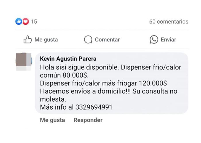 estafa en facebook