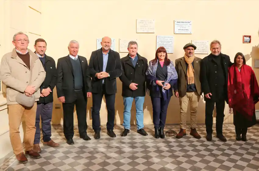 Perotti encabezó el acto central en conmemoración por el 110° aniversario del Grito de Alcorta