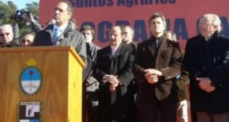 Scioli puso en marcha la policía rural y Guacone participó del acto