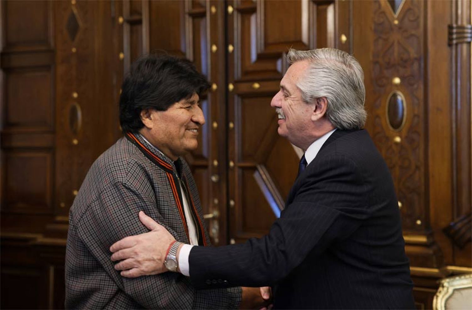 Alberto Fernández almorzó con Evo Morales tras su visita a la Argentina