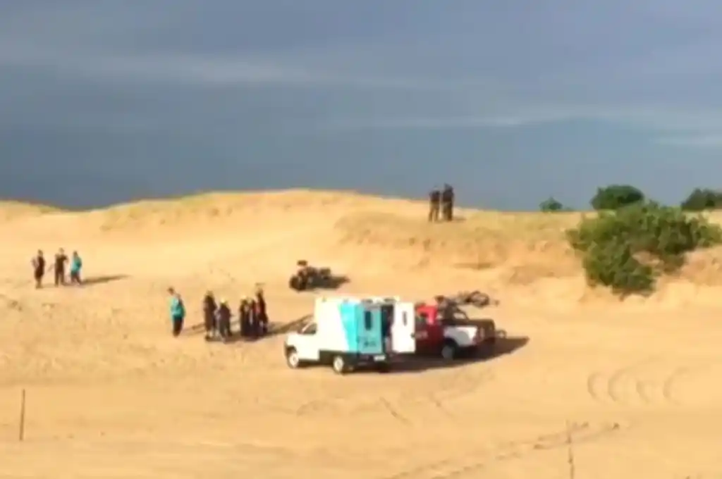 La víctima fatal, identificada como Gabriel Cozzolino.