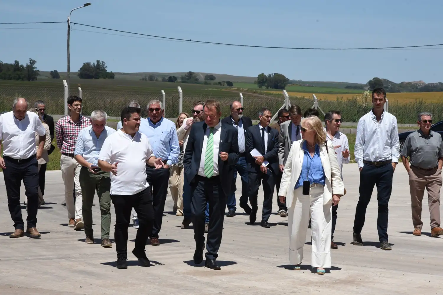 El embajador de Alemania en Argentina, Dieter Lamlé, visitó Tandil.