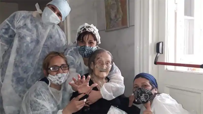 Yolanda tiene 109 años y superó el coronavirus