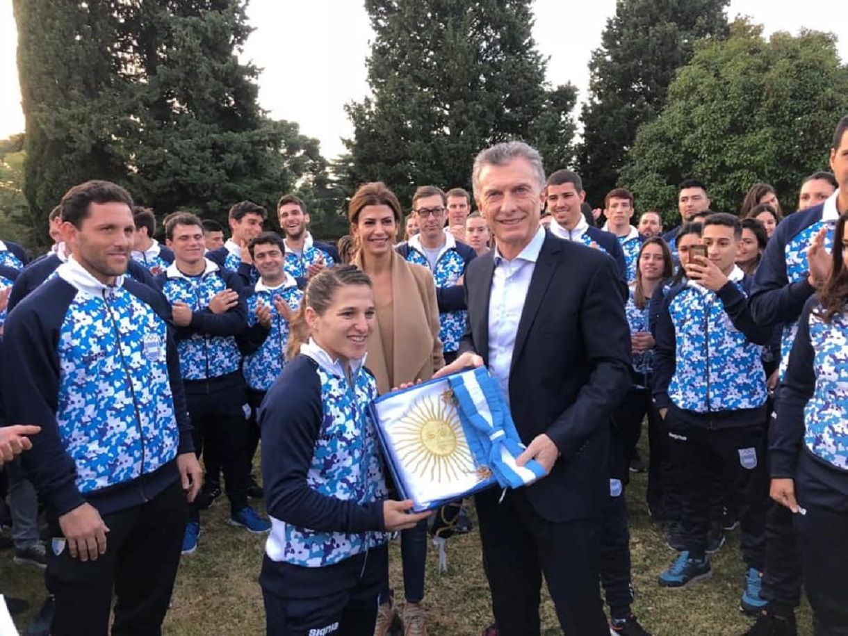 El presidente Macri despidió a los atletas que competirán en los Panamericanos