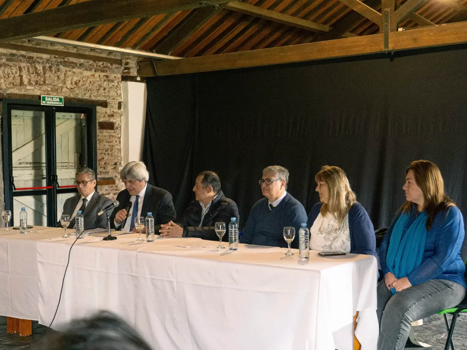El intendente Julio Marini y autoridades departamentales de la justicia, encabezaron el evento