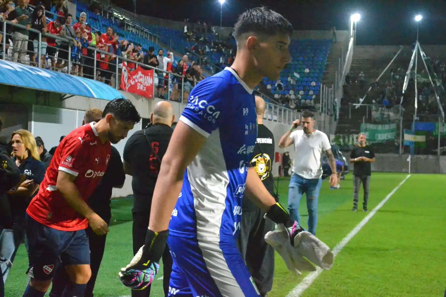 Santiago Roggero, el golero de la "Verde".